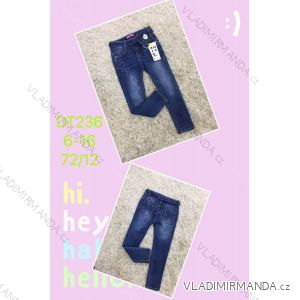 Jeans mit Lätzchen Kinder jugendliche Mädchen (4-12 Jahre) SAD SAD20DT175