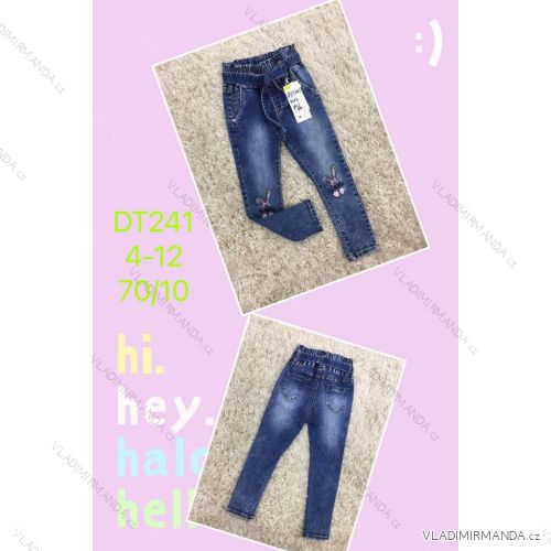 Jeans mit Lätzchen Kinder jugendliche Mädchen (4-12 Jahre) SAD SAD20DT176