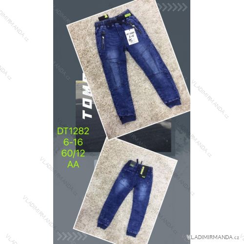 Jeans mit Lätzchen Kinder jugendliche Mädchen (4-12 Jahre) SAD SAD20DT175