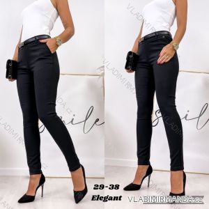 Damen Kunstleder lange Hose (29-38) JEANS JAW216809