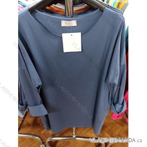 Šaty dlouhý rukáv dámské (M/L ONE SIZE) ITALSKÁ MÓDA IMP21152