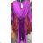 Elegantes Langarmkleid Damen (S / M.ONE SIZE) ITALIAN FASHION IMM211302