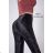 Lange Leggings DAMENLEDER (UNI S-M) ITALIENISCHE MODE IMM20FD3063