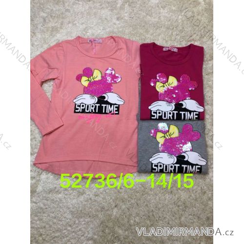 T-Shirt Langarm Kinder und Jugend Mädchen (8-16 Jahre) SEAGULL SEA19CSQ-52435