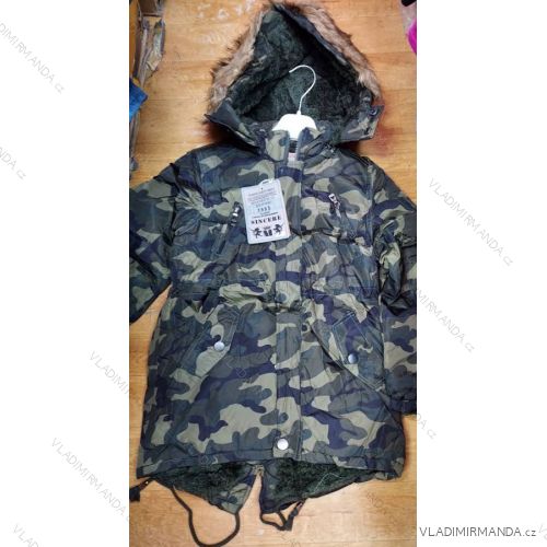 Kapuzenjacke mit Reißverschluss Welpe Jungen Tarnung (8-16 Jahre) TUZZY TURKISH FASHION TM221063