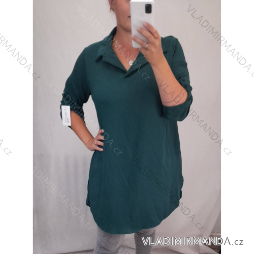 Langarmhemd für Damen (Uni L-XL) ITALIAN MODA IMS20001