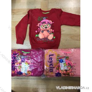 T-Shirt Langarm Welpen Mädchen (4-8 Jahre) TÜRKISCHE PRODUKTION TVA21025