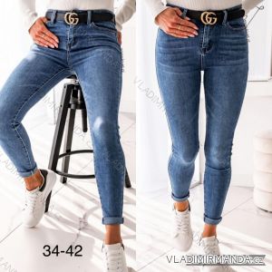 Rifle jeans dlouhé dámské (34-42) JEANS JAW216814