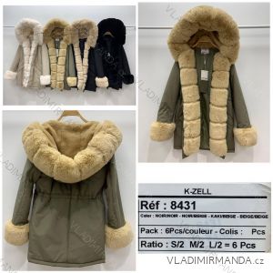 Mantel Winterpark mit Pelzfrauen KZELL  MODA KZE208285