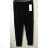 Leggings lange leichte Damen Baumwolle Oversize (2XL-5XL / schwarz) TUTU SMI21F-01