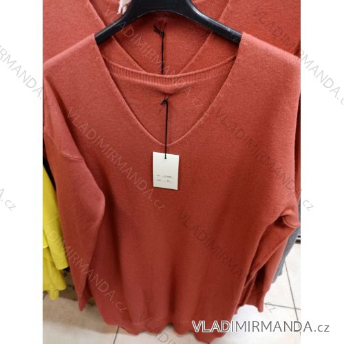 Pullover schlank 3/4 langarm (uni sl) ITALIEN MODA IM520300