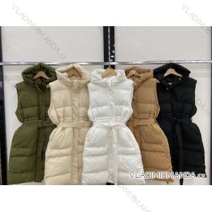 Ärmellose Jacke, kurze Ärmel (uni sl) ITALIAN Fashion IMR21100