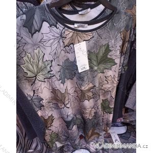 Tunika teplá dlouhý rukáv dámská nadrozměr (XL/2XL ONE SIZE)TURECKÁ MODA TME21012