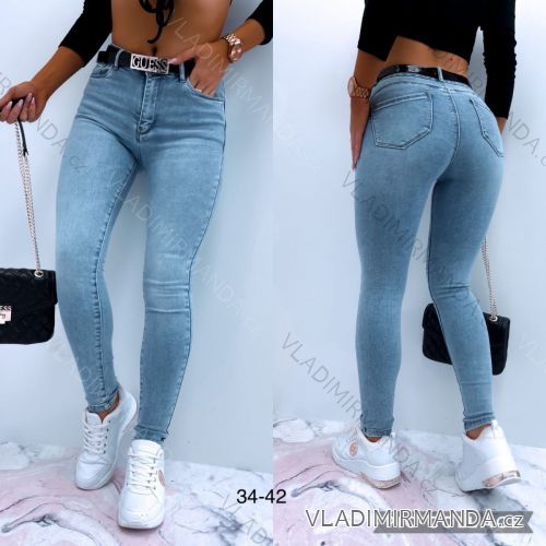 Rifle jeans dlouhé dámské (34-42) M.SARA MSR217244