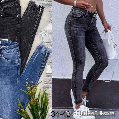 Rifle jeans dlouhé dámské (34-42) M.SARA MSR217244