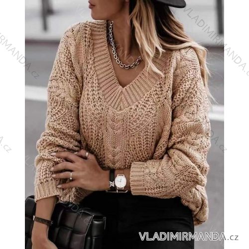 Damen warmer Langarmpullover (S / M ONE SIZE) ITALIAN FASHION IMWE217330