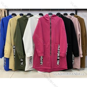 Zip Hoodie Langarm Damen (S / M ONE SIZE) ITALIAN FASHION IMWE217331