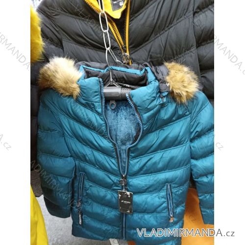 Damen Wintermantel mit Kapuze (S/M ONE SIZE) TM221RQG-6333