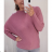 Pullover Pullover dünne Feder Langarm Damen (uni sl) MY STYLE IMS8275