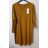 Damen Pullover Lang Langarm Strickkleid (L / XL ONE SIZE) ITALIAN FASHION IM721314