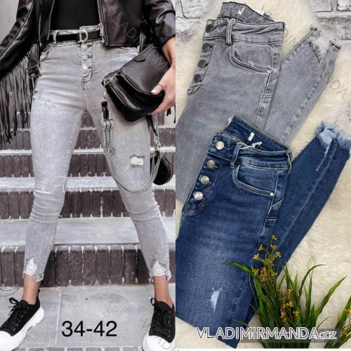 Rifle jeans dlouhé dámské (30-38) JEANS JAW21255