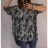 Tunika Langarm Damen Oversized Camouflage (3XL / 4XL ONE SIZE) ITALIAN FASHION IMWQ2191215a