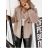 Damen Fleecemantel (S / M ONE SIZE) ITALIAN FASHION IMWA216598