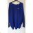 Pullover Oversize Langarm Damen (2XL / 4XL ONE SIZE) ITALIAN MODA IM721300 königsblau 2XL / 4XL