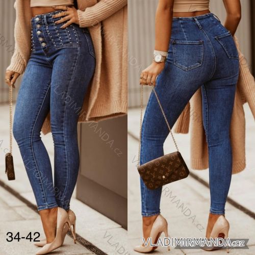 Rifle jeans dlouhé dámské (30-38) JEANS JAW21255