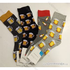 Socken klassisches Lichtbild Bier / Wein Motiv (35 / 39-39 / 43) ECC-2962-61