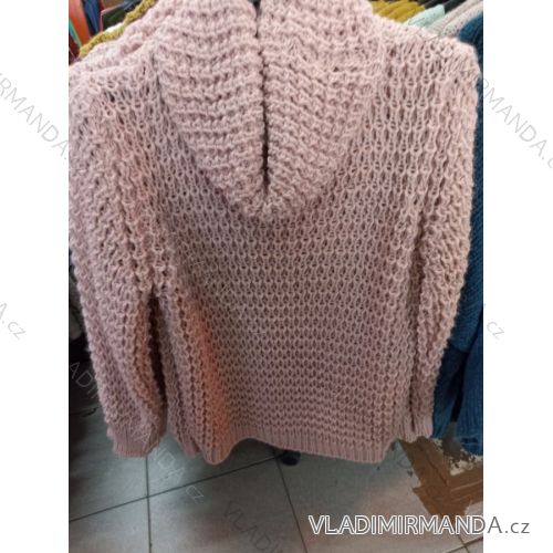 Damen Strickpullover mit langen Ärmeln (S / M ONE SIZE) ITALIAN FASHION IM7213402