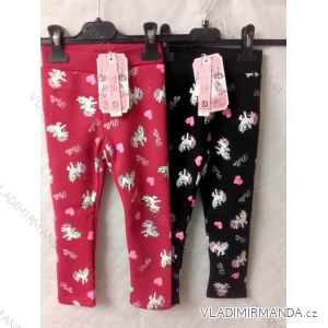 Leggings warm lang Kinder Mädchen (98-128) KUGO KK9926