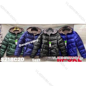 Kabát flaušový beránek s kapucí na zip dámský (L/XL ONE SIZE) ITALSKá MóDA IM321569