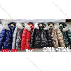 Kabát flaušový beránek s kapucí na zip dámský (L/XL ONE SIZE) ITALSKá MóDA IM321569