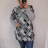 Tunika Langarm Damen Oversized (2X / 3XL ONE SIZE) TURKISH FASHION TMFS21004