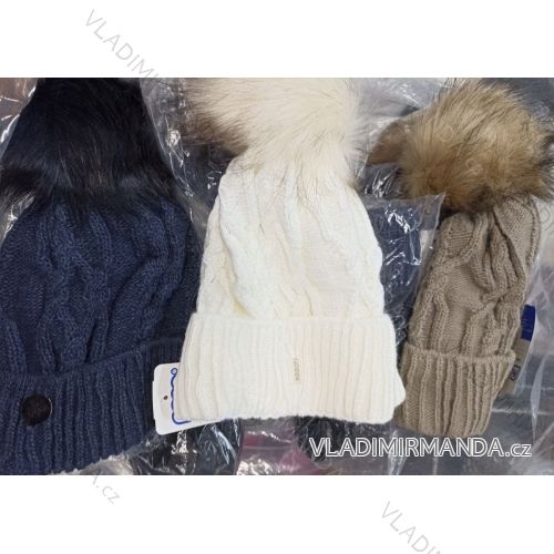 Wintermütze mit Pompon Damen (ONE SIZE) WROBI PVB21104142