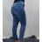 Džiny středně vysoký pas guma (vel. 40-50) B. S JEANS MAM20S5606 42 <p>blau</p>