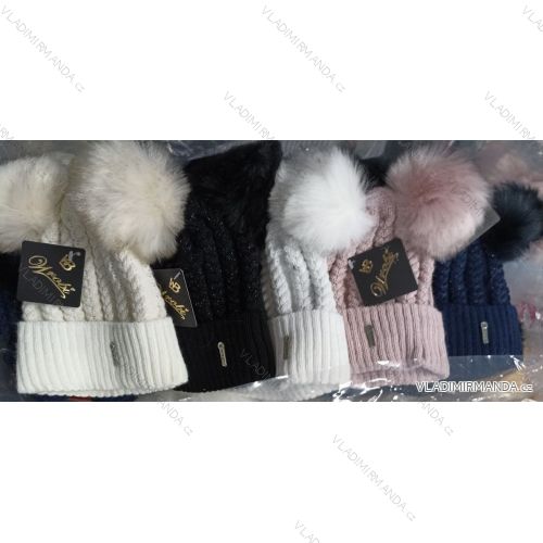 Wintermütze mit Pompon Damen (ONE SIZE) WROBI PVB21104142