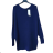 Pullover Oversize Langarm Damen (2XL / 4XL ONE SIZE) ITALIAN MODA IM721300 königsblau 2XL / 4XL