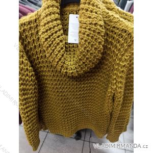 Damen Gestrickter Langarm Rollkragenpullover (S / M ONE SIZE) ITALIAN FASHION IM721351