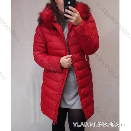 Damen Oversized Winterjacke (5XL-9XL) POLISH FASHION HKW21964 rot XL