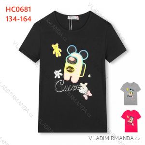 Kurzarm-T-Shirt für Mädchen (134-164) KUGO SC0368