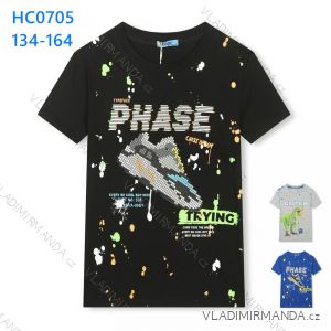 T-Shirt Kurzarm Teenager Jungen Maske (134-164) KUGO M8910