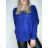 Damen-Langarmpullover (uni s / m) ITALIAN FASHION TM922STAR lila M / L