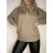 Damen-Langarmpullover (uni s / m) ITALIAN FASHION TM922STAR lila M / L