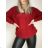 Damen-Langarmpullover (uni s / m) ITALIAN FASHION TM922STAR lila M / L