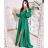 Elegantes Langarmkleid Damen (S / M.ONE SIZE) ITALIAN FASHION IMM211302