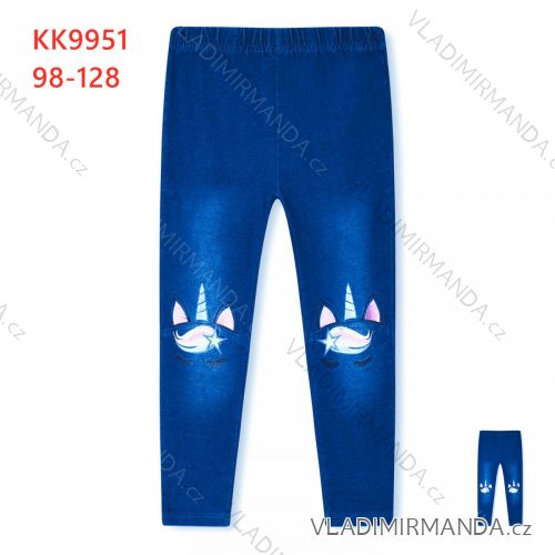 Jeans Leggings Denim warm Kinder Mädchen (98-128) KUGO KK9945