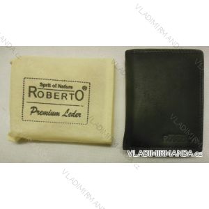 Herrenbrieftasche aus Leder ROBERTO D009