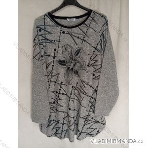 Tunika teplá dlouhý rukáv dámská nadrozměr (XL/2XL ONE SIZE)TURECKÁ MODA TME21012